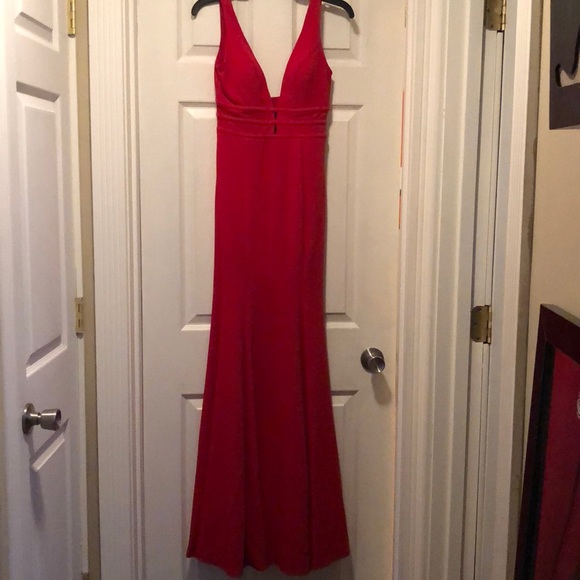 Jadi Kristopher Red Elegant Dress - Picture 1 of 3